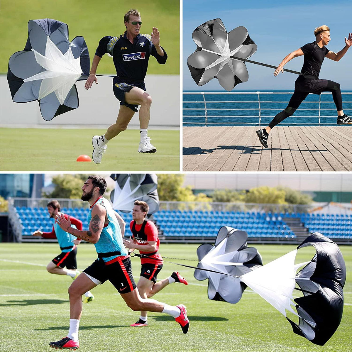Speed Resistance Training Equipment with Adjustable Strap Soccer - Tophatter Daily Deals