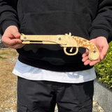 Assembled Firelock Wooden Rubber Band Gun Model Kit - Tophatter Daily Deals