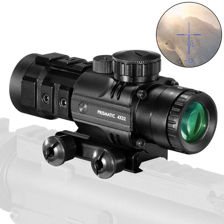 4x32 Compact Scope with Illuminated Reticle - Tophatter Daily Deals