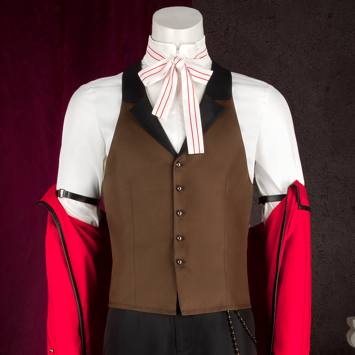 Black Butler Grell Sutcliff Red Butler Shinigami Cosplay Costume Costume - Tophatter Daily Deals