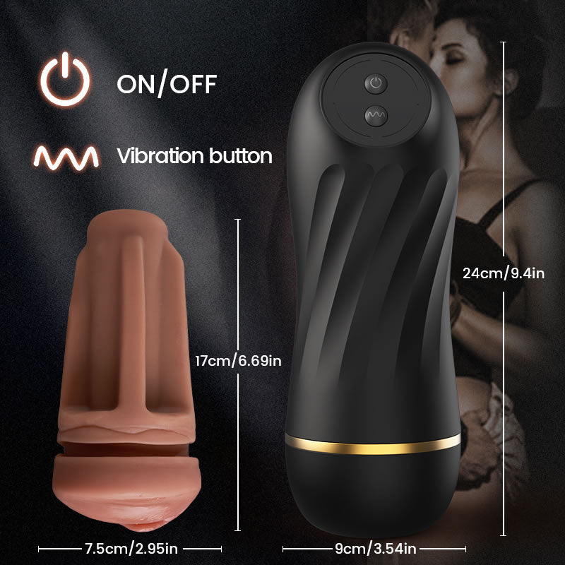 Scarlett Kiss - AcmeJoy 10 Vibration 360° Textured Massage Masturbation Silent Immersive Stroker - Tophatter Daily Deals