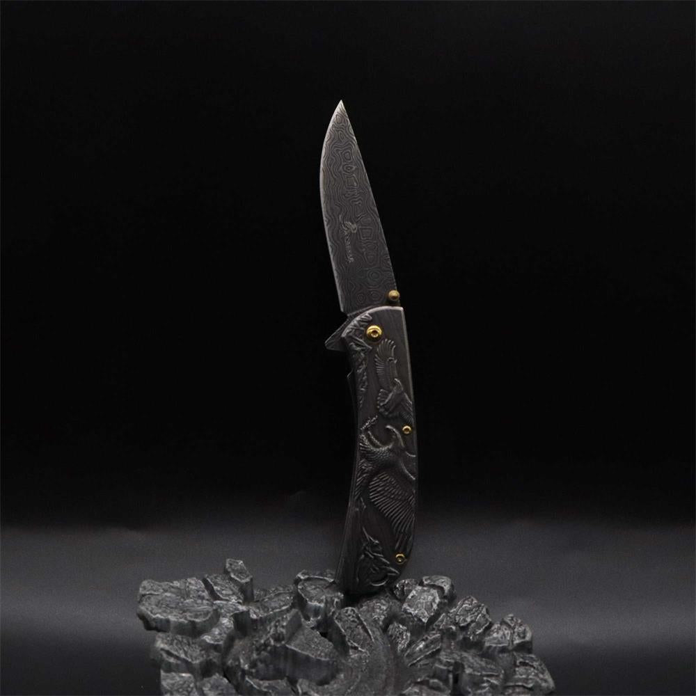 Flying Hawk Folding Knife - Tophatter Daily Deals