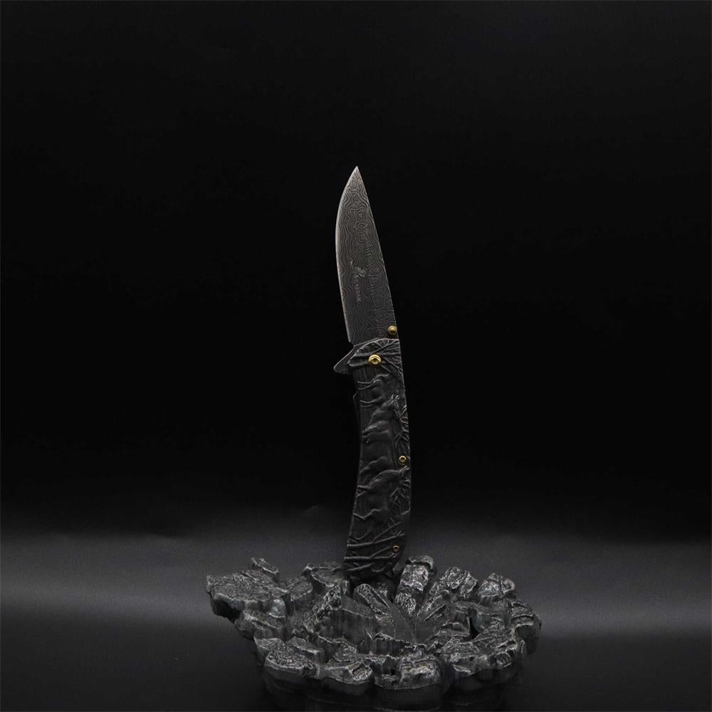 Fantastic Deer Family Folding Knife - Tophatter Daily Deals