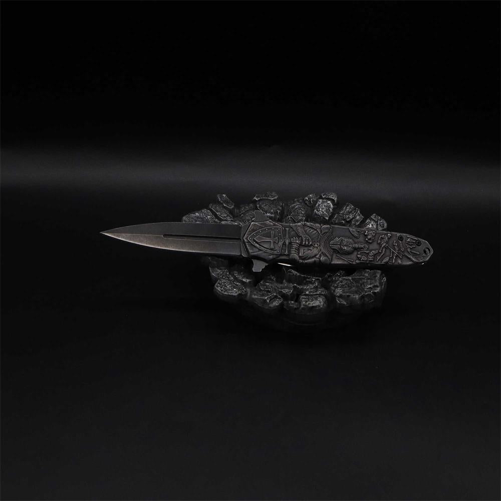 Crusades Knife Knights Templar Folding Knife - Tophatter Daily Deals
