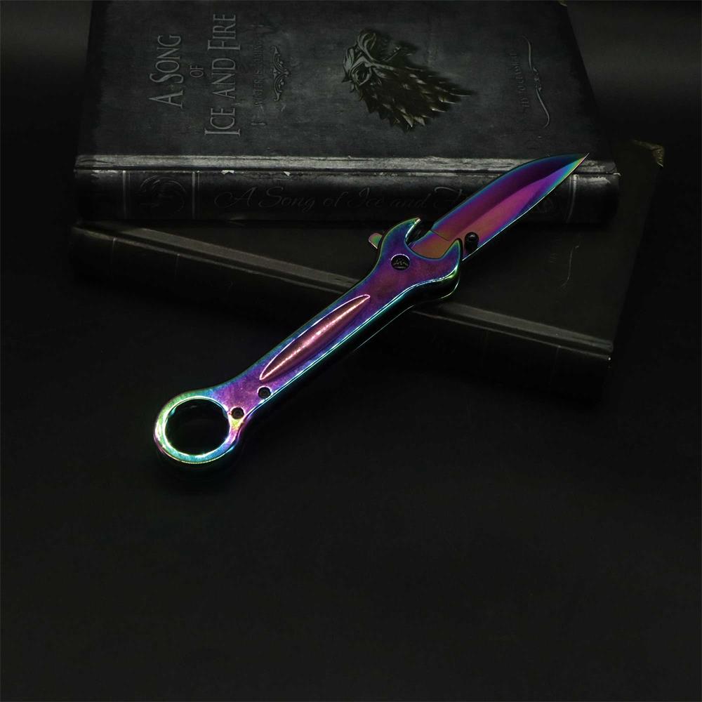 Spanner Folding Knife Cool Camping Knife - Tophatter Daily Deals