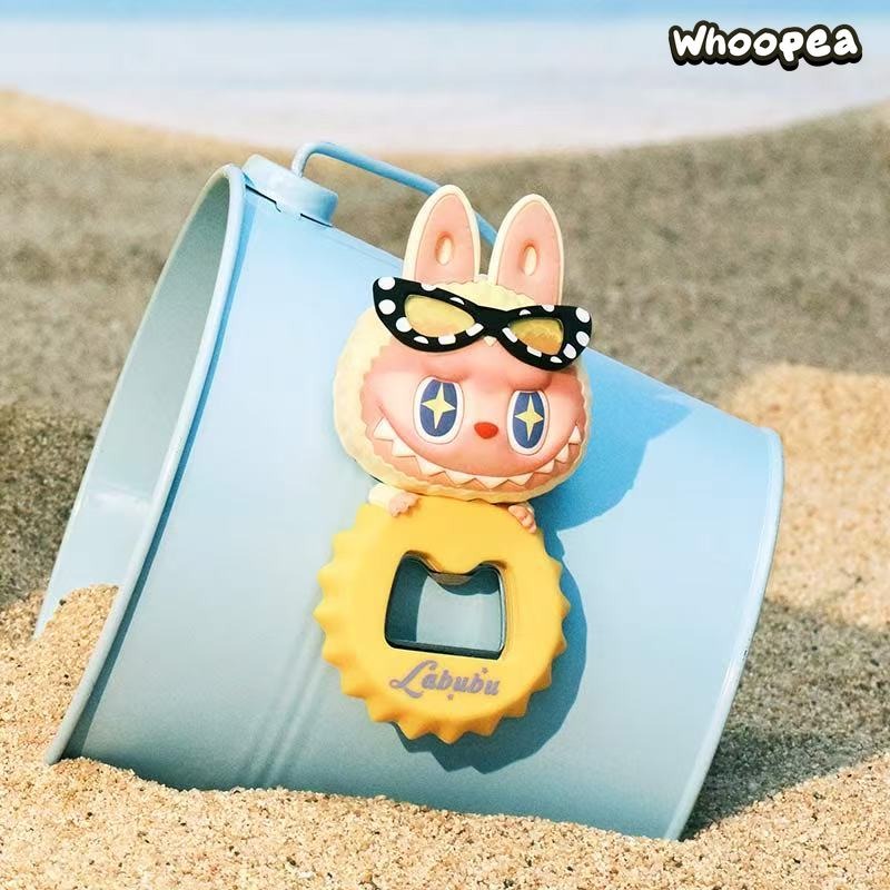 Labubu The Monsters Jump Into Summer Series Bottle Opener Fridge Magnet Labubu (Sparkling Summer) - Tophatter Daily Deals