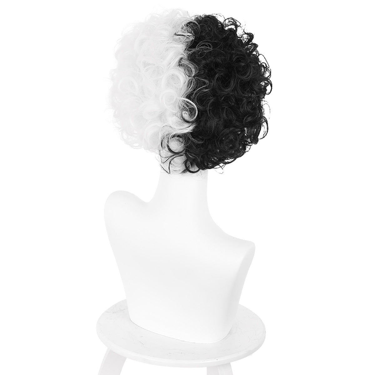 Disney Movie Cruella de Vil Black Silver Cosplay Wig Wig - Tophatter Daily Deals