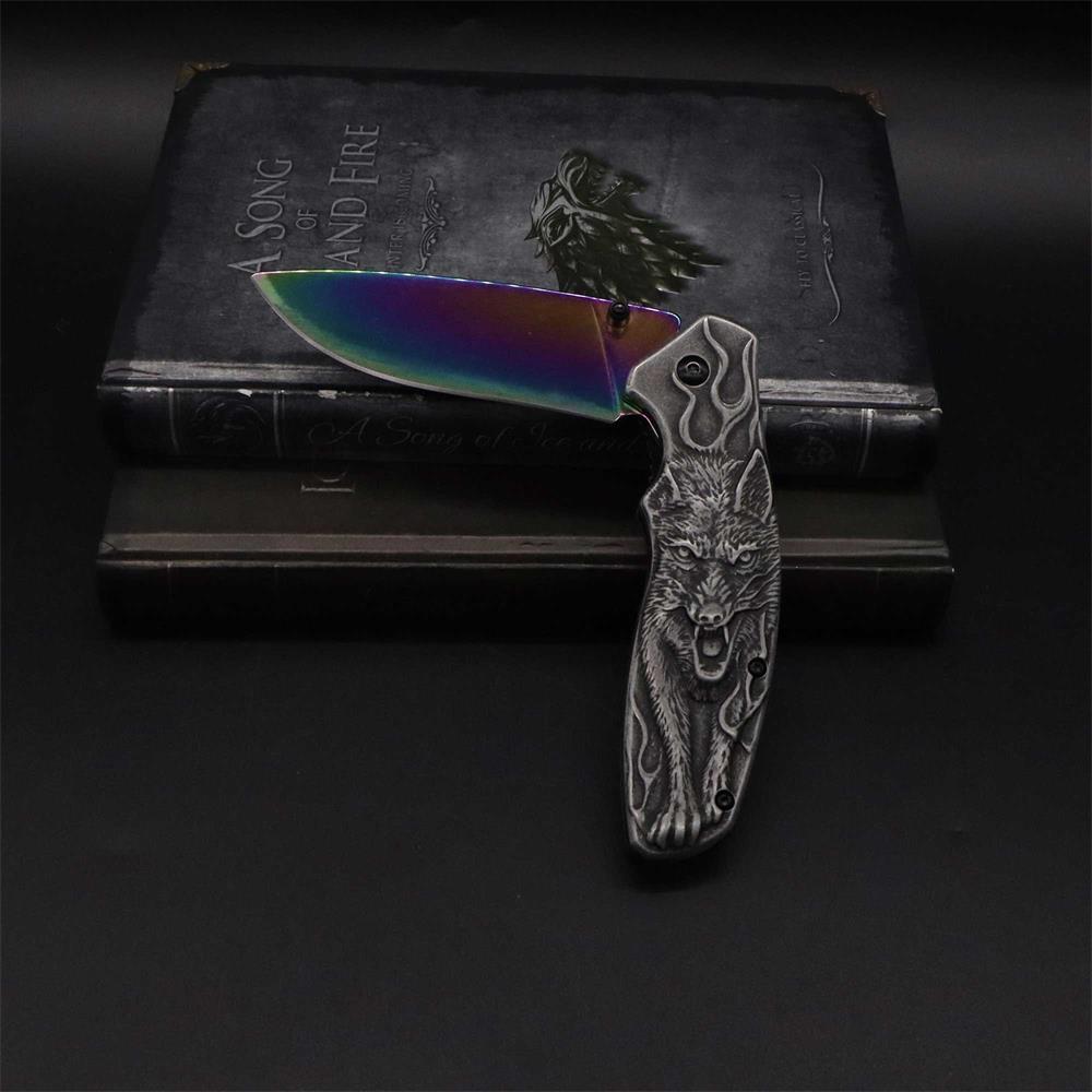 Lone Wolf Pocket Folding Knife - Tophatter Daily Deals