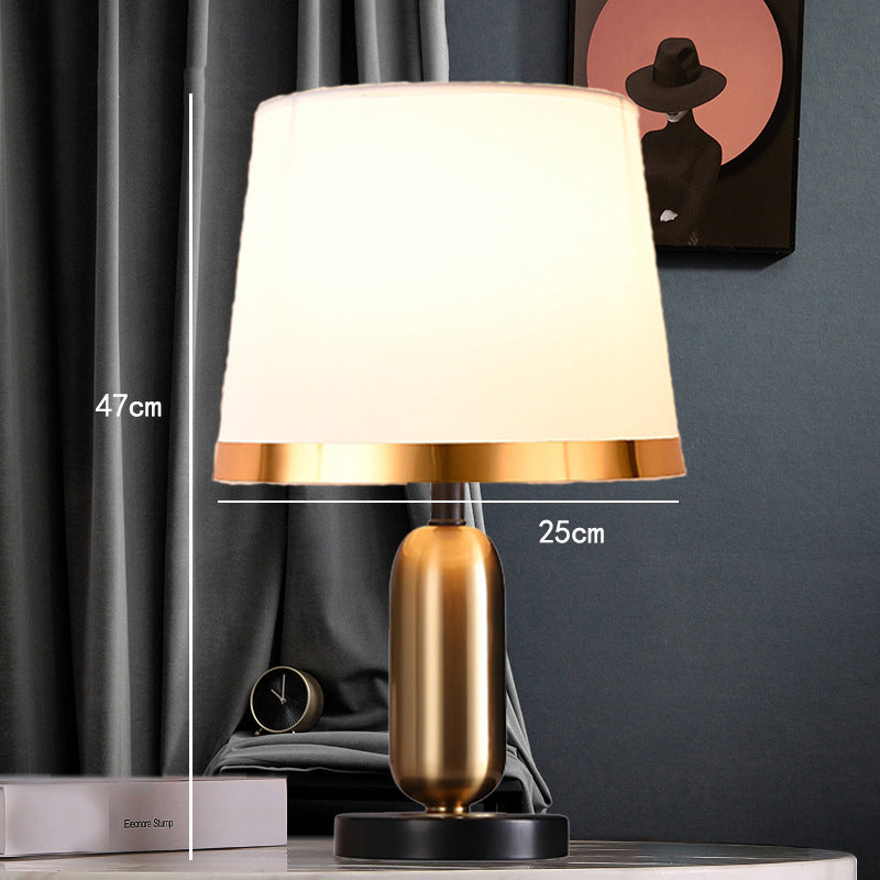 Bedroom Creative Simple Touch Night Light Table Lamp Cylindrical white 0 - Tophatter Daily Deals
