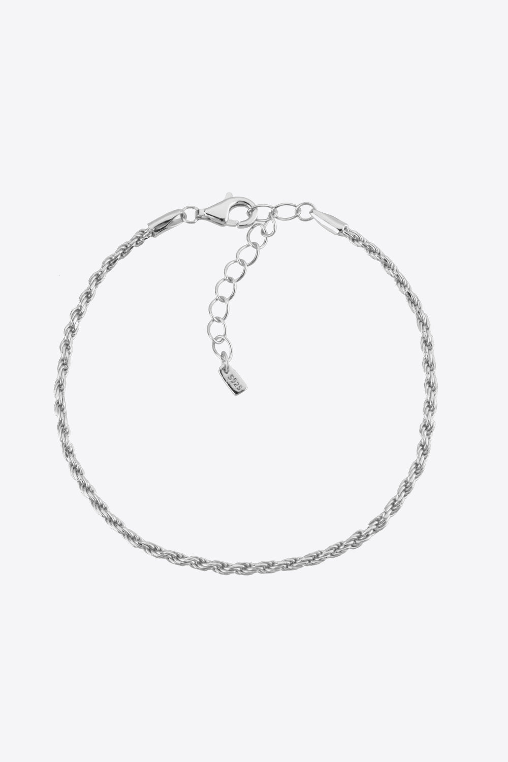 925 Sterling Silver Twisted Bracelet - Tophatter Deals and Online Shopping - Electronics, Jewelry, Beauty, Health, Gadgets, Fashion - Tophatter's Discounts & Offers - tophatters - tophatters.co