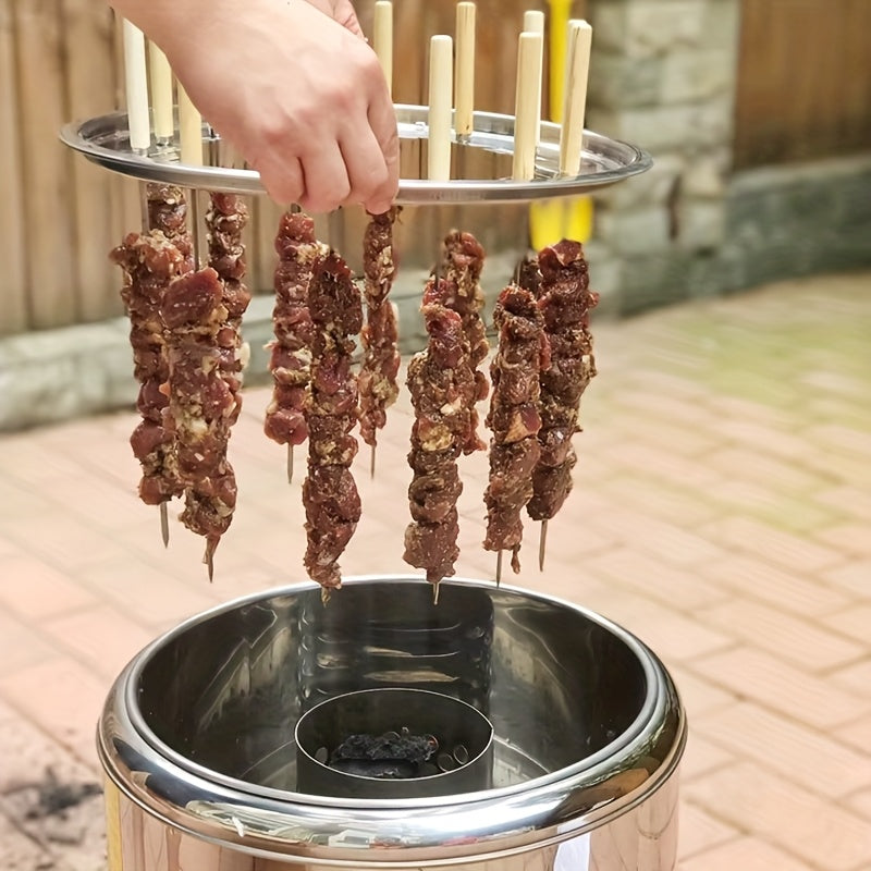 Charcoal Grill with 30 Skewers Business & Industrial > Food Service > Plate & Dish Warmers - Tophatter Daily Deals