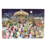 Christmas Market Advent Calendar | Traditional Advent Calendar - 42x29.5cm Advent Calendar - Tophatter Daily Deals