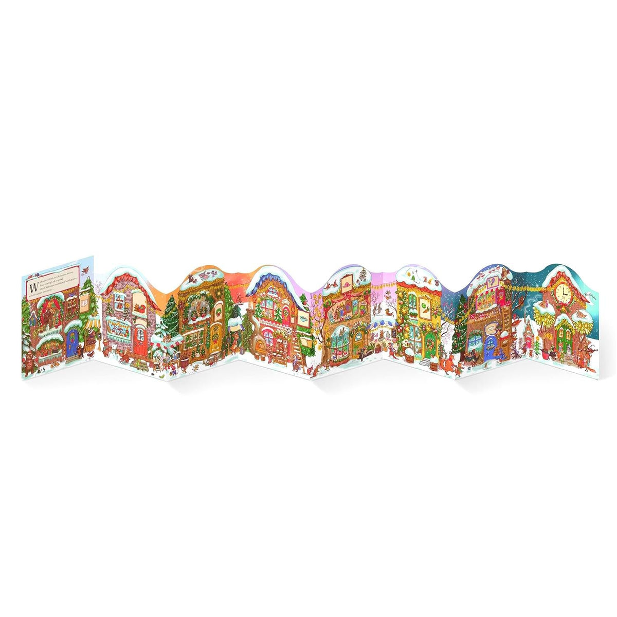 Brown Bear Wood Advent Book | Christmas is Coming to Town! Advent Calendar Book Advent Calendar - Tophatter Daily Deals