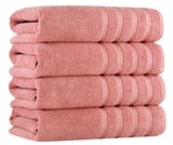 Antalya Turkish Cotton Luxury Bath Towels Set - 4 Pieces Bath Towel - Tophatter Daily Deals
