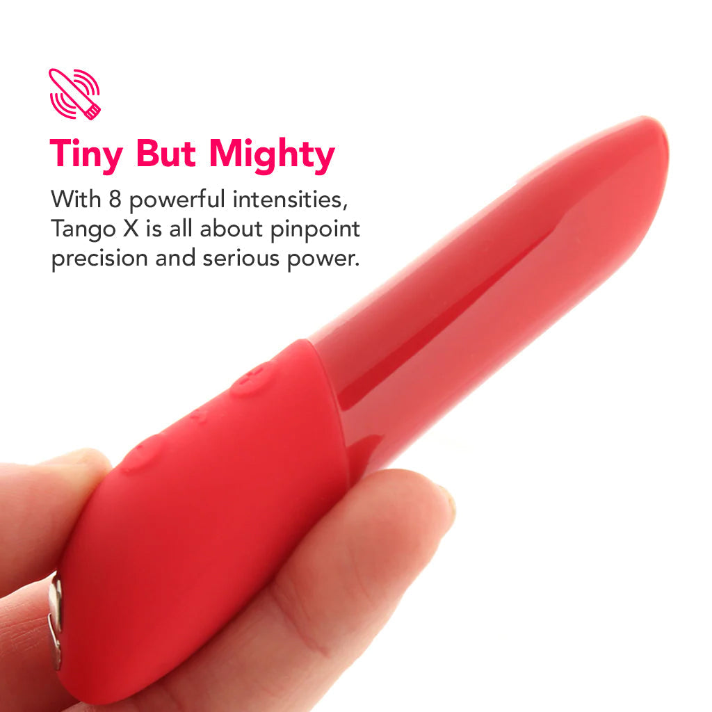 We-Vibe Tango X Power Play Bullet Vibe in Cherry Red Vibrators > Bullet and Egg Vibrators - Tophatter Daily Deals
