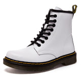 Autumn And Winter New British Martin Boots Foreign Trade White 0 - Tophatter Daily Deals