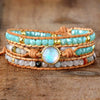 Opal Beaded Layered Bracelet Bracelets - Tophatter Daily Deals