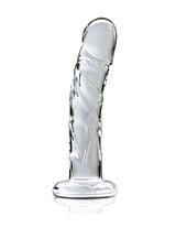 Icicles Clear Glass Massager with Curved G-Spot and P-Spot Stimulator > Glass > Dildos - Tophatter Daily Deals