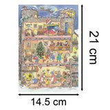 Castle Christmas Advent Calendar Greetings Card | Christmas Advent Calendar - A5 Advent Calendar - Tophatter Daily Deals