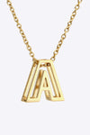 A to J Letter Pendant Nekclace Necklaces - Tophatter Daily Deals