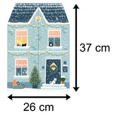 3D Fold Out House Advent Calendar | Freestanding Christmas Advent Calendar | Home Picture Advent Calendar Advent Calendar - Tophatter Daily Deals