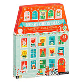 Childrens Christmas Advent Calendar House | Kids 3D Pop-Up Playset with Figures Advent Calendar - Tophatter Daily Deals