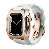 Alloy Modified Watch Protective Case White Rose gold 0 - Tophatter Daily Deals