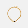 Zircon 18K Gold-Plated Chunky Chain Necklace Gold One Size Necklaces - Tophatter Daily Deals