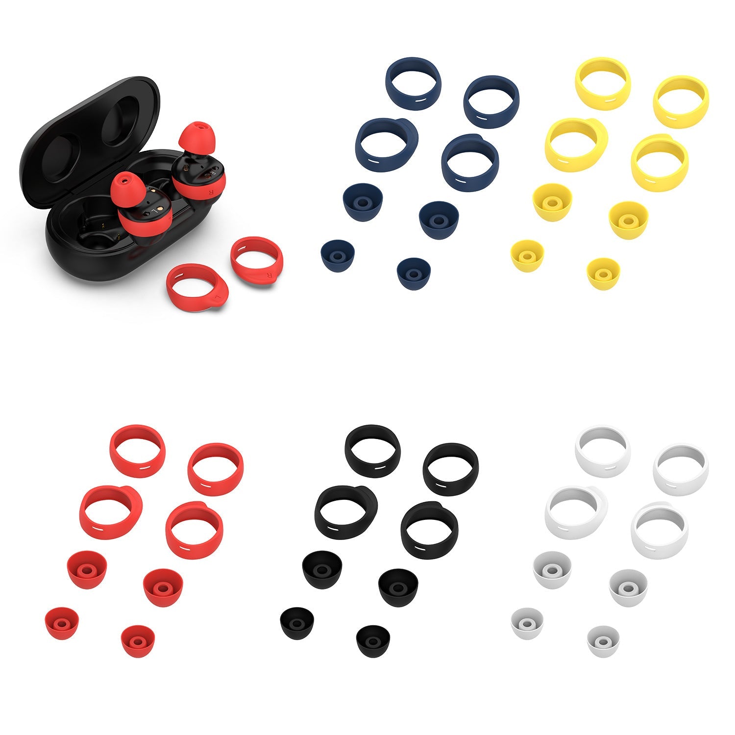 Buds2019 Wireless Bluetooth Headphones Earbuds Cover Accessories 0 - Tophatter Daily Deals