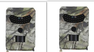 1080P Trail Camera Hunting Game Camera Outdoor Wildlife Scouting Camera PIR Sensor Infrared Night Vision Green 2pcsSingle 0 - Tophatter Daily Deals