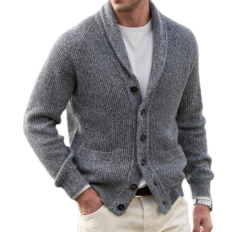 Soft Men’s Shawl Lapel Cardigan – Slim Knit, Layering 3D Changing Face Moving Picture Frame - Tophatter Daily Deals
