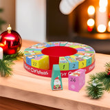 Round Fill Your Own Christmas Advent Calendar | Reusable Festive Wheel Calendar Advent Calendar - Tophatter Daily Deals