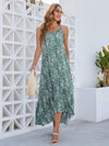 Ditsy Floral Scoop Neck Midi Cami Dress Casual Dresses - Tophatter Daily Deals