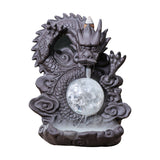 Backflow Incense Burner Ornaments Pottery Indoor Seat Tower 0 - Tophatter Daily Deals