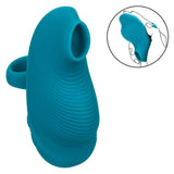 Envy™ Handheld Suction Massager in Teal Blue with 3 Suction Speeds and 7 Vibration Functions > Vibrators > Finger Vibrators - Tophatter Daily Deals