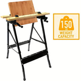 Folding Woodworking Workbench Tool Table with Storage Work Benches - Tophatter Daily Deals