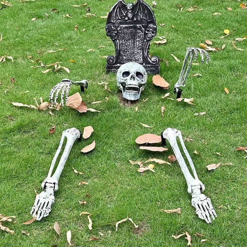 Halloween Skeleton Stakes for Outdoor (5pcs) Halloween - Tophatter Daily Deals
