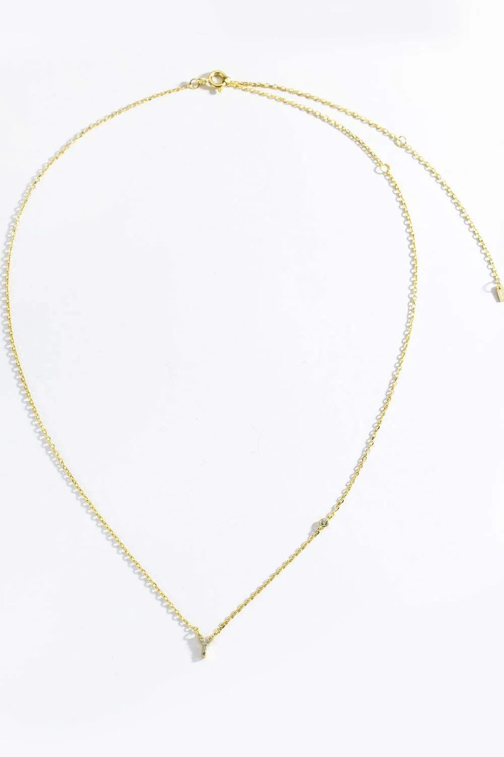 V To Z Zircon 925 Sterling Silver Necklace Necklaces - Tophatter Daily Deals