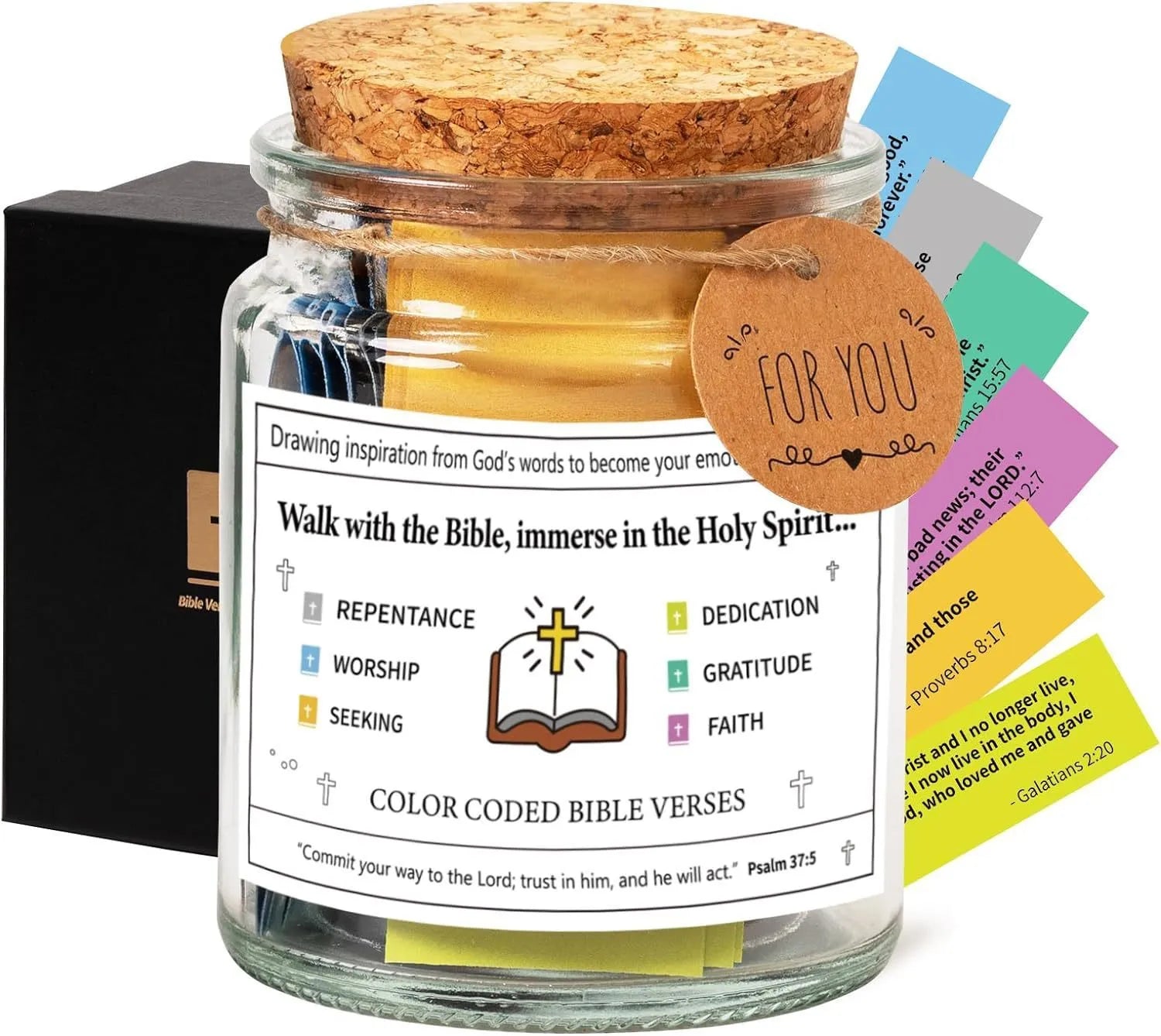 This Holy™ Handmade Bible Verses In A Jar B Arts & Crafts - Tophatter Daily Deals