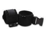 Lux Fetish G Spot Pal Black Adjustable Ankle Cuffs with Satin Blindfold > Bondage Gear > Restraints - Tophatter Daily Deals