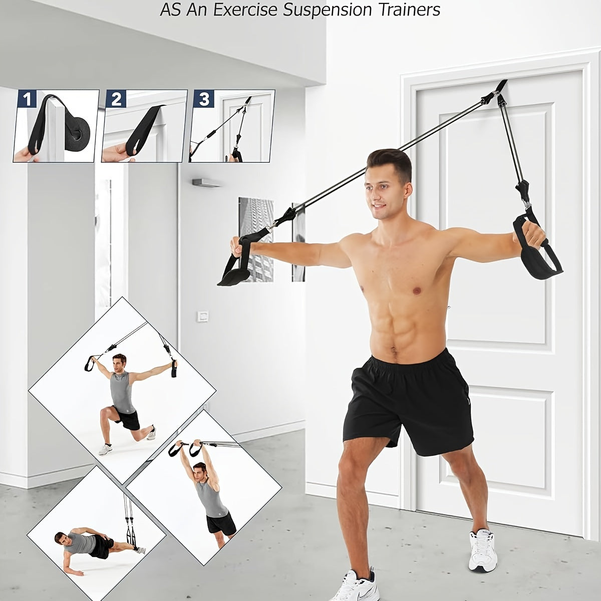 Heavy Tension Resistance Bands Kit for Home Workouts Accessories > Resistance Bands - Tophatter Daily Deals