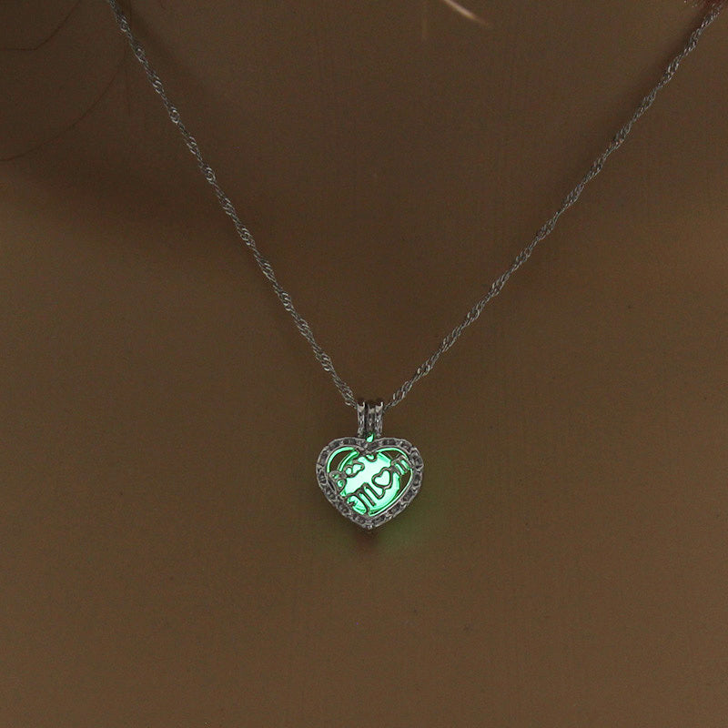 Best Mom glow-in-the-dark diy necklace Light Green 4 - Tophatter Daily Deals
