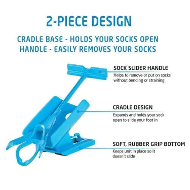 Compression Sock Aid Kit Easy On Off Dressing Aid No Bending - Tophatter Daily Deals