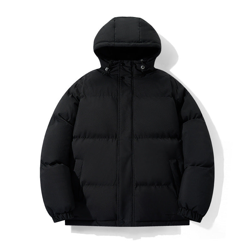 Insulating Puffer Coat - Hooded Boxy Short, Chenille Black 3D Changing Face Moving Picture Frame - Tophatter Daily Deals