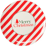 Set of 4 Christmas Ceramic Plates | Fun Festive Design for Snacks, Desserts & Santa’s Treats | Bright Christmas Tableware - 20cm Plate - Tophatter Daily Deals