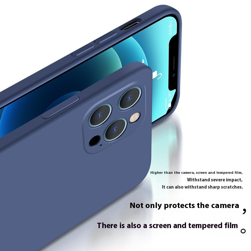 Back Cover Type Simple Liquid Silicone Phone Case 0 - Tophatter Daily Deals