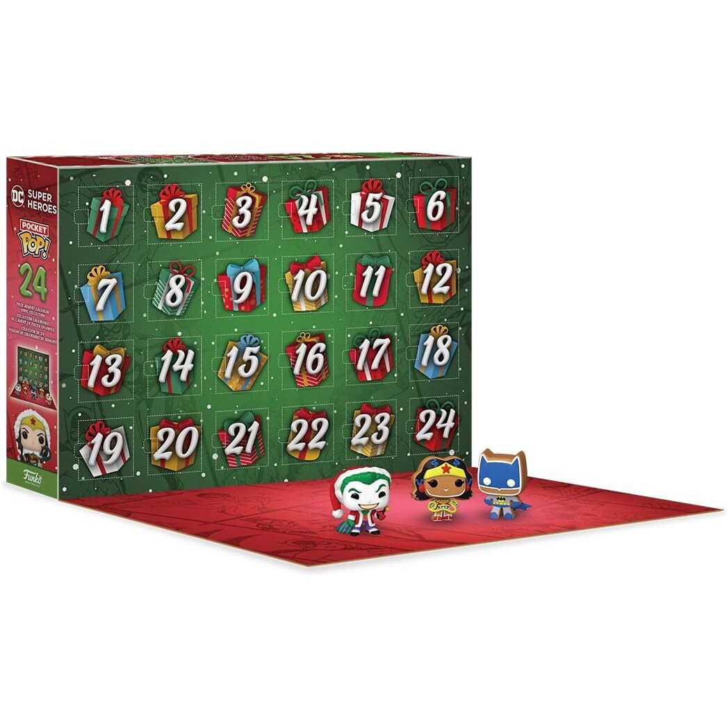 Funko Pop DC Superheroes Christmas Advent Calendar Kids Collectable Pocket Pops Advent Calendar - Tophatter Daily Deals