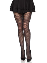 Gilded Grid Net Tights (Black) – Lace Top Tights > Clothes > Hosiery > Pantyhose & Tights - Tophatter Daily Deals