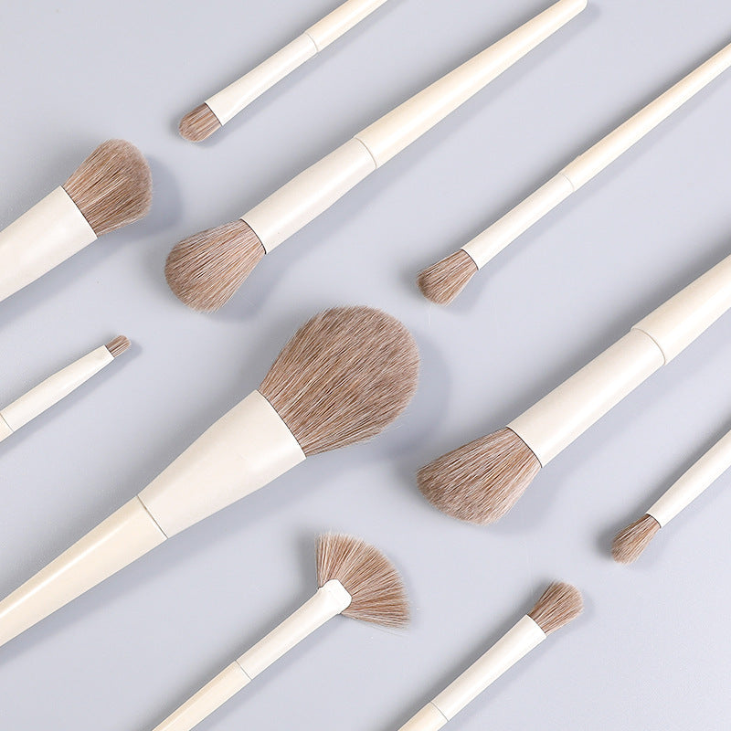 10 PCs Eye Shadow Foundation Blush Nose Shadow Face Powder Concealer Brush Makeup Tools 0 - Tophatter Daily Deals