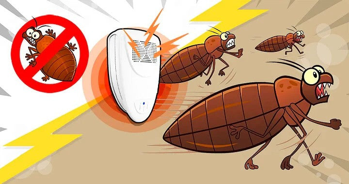 Ultrasonic Bed Bug Repeller Silent Chemical Free Pet Safe - Tophatter Daily Deals